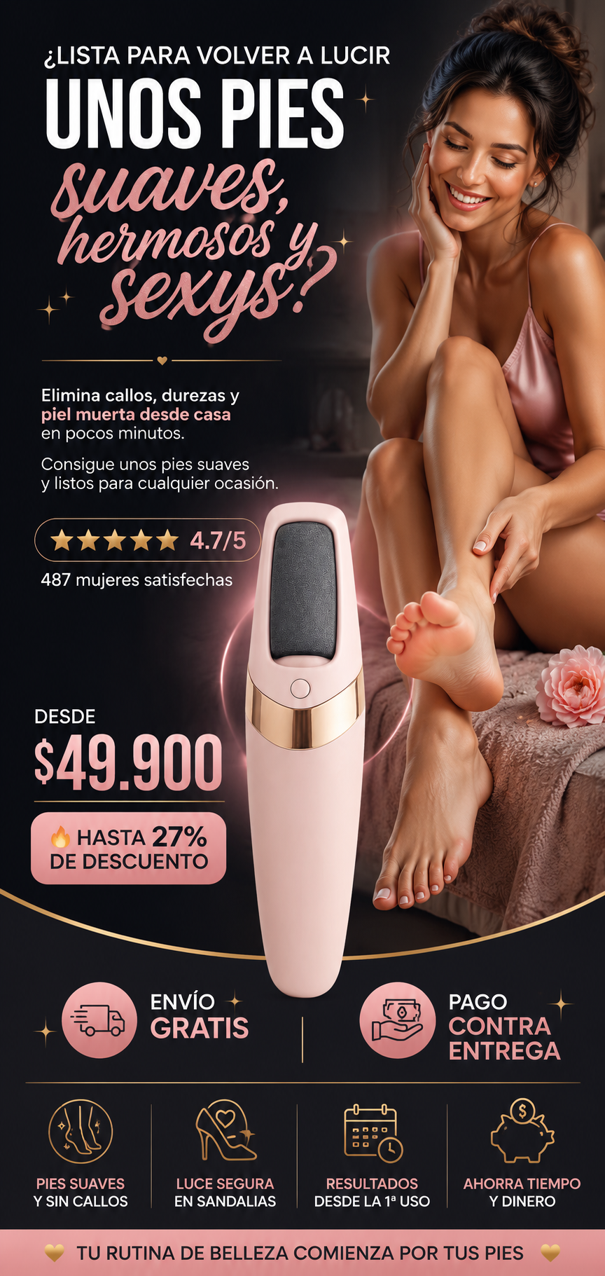 Removedor de callos GlowFoot