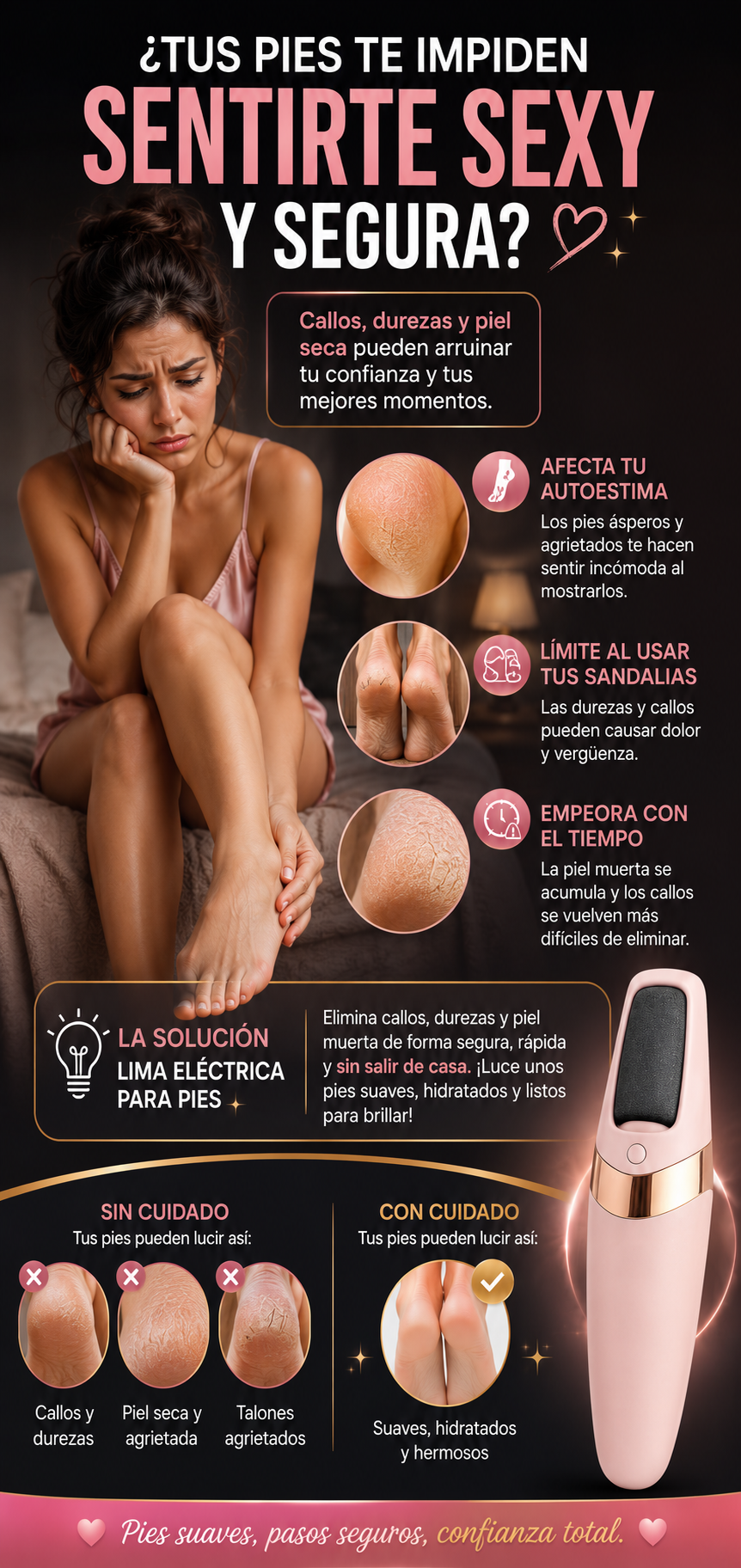 Removedor de callos GlowFoot
